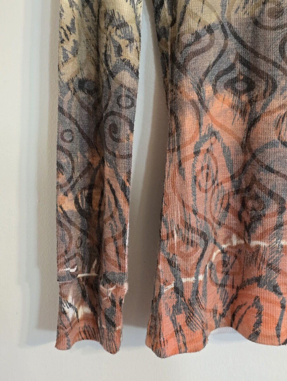 Cubism Multicolor Long Sleeve Blouse Top - Size Small - Picture 4 of 17